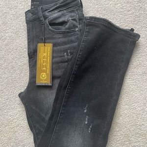 New with Tags Risen OG Black Straight Leg Jeans